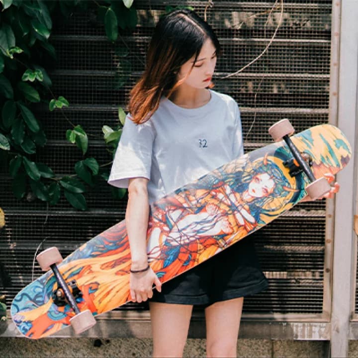 【楽天市場】【ふるさと納税】 ロングスケートボード コンプリートデッキ アヌビス スポーツ用品 スケボー 長さ 100cm 初心者向け 軽量 操作性 スケートパーク 屋外 練習 ストリート 通勤 通学 プレゼント サーフスケート クルージング トリック SNS 人気 おすすめ 藤枝市 静岡県：静岡県藤枝市