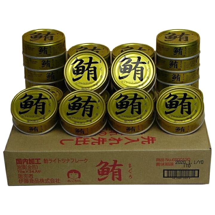 【楽天市場】1缶まるごと旨い 国産 まぐろライトツナ缶詰め フレーク油漬け 70g 24缶セット ツナ缶：サスヨのり